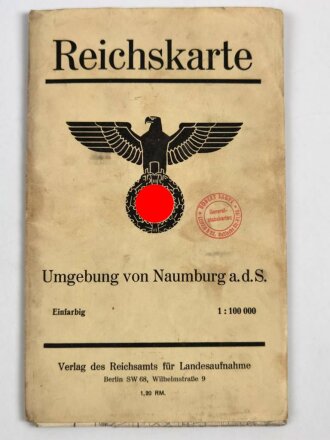 Reichskarte, Umgebung von Naumburg a.d.S.