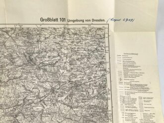 Karte des Deutschen Reiches, Großblatt 101,...