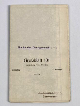 Karte des Deutschen Reiches, Großblatt 101,...