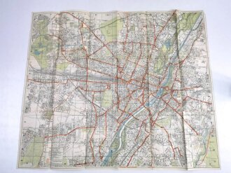 Verkehrsstadtplan München, Sommer 1938, Iro mit Alphabetisches Verzeichnis aller Straßen und Plätze