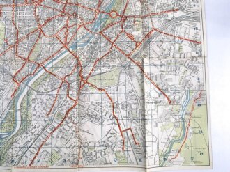 Verkehrsstadtplan München, Sommer 1938, Iro mit Alphabetisches Verzeichnis aller Straßen und Plätze