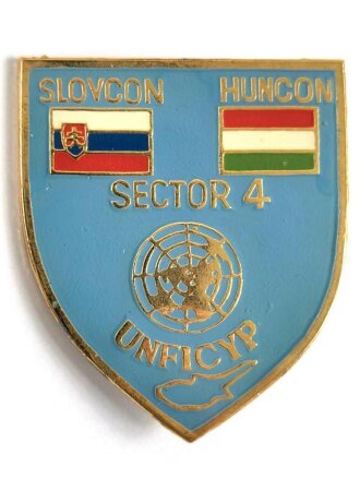 UNO, Metallabzeichen " Sector 4, Slowenien &...