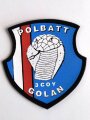 UNO Polen, Ärmelabzeichen " POLBATT 3COY GOLAN" Israel/ Syrien- Einsatz 3. Kompanie, Rückseitig mit Kleberesten