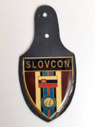 UNO, Brustanhänger " SLOVCON" des Slowakischen Kontingent
