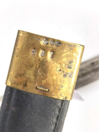 Frankreich, Faschinenmesser "Glaive Modell 1816" Hersteller Klingenthal 1831, Scheide nicht geschrumpft