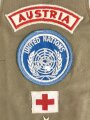 UNO Österreich, Armbinde Österreich Kontingent " Einsatz im Kongo 1964 Vizeleutnant bei den Sanitätern "
