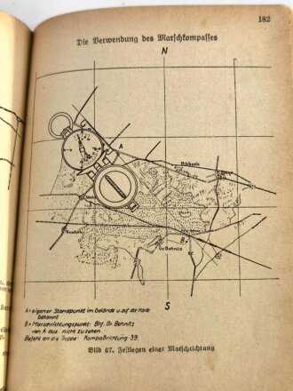 "Das Kommandobuch - Die Schützenkompanie" 1937, DIN A6, 215 Seiten