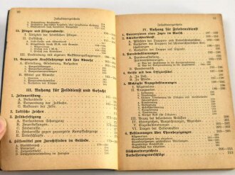 "Das Kommandobuch - Die Schützenkompanie" 1937, DIN A6, 215 Seiten