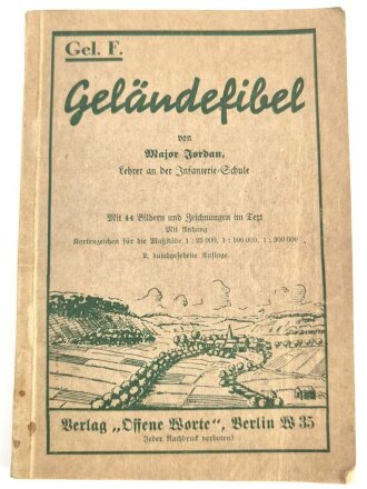 "Geländefibel" datiert 1934, DIN A5, 82...