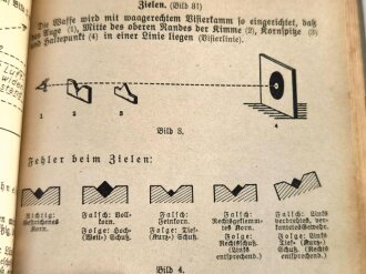 "Unterrichtsbuch für Soldaten" Ausgabe für MG Kompanie, datiert 1938, ca. 300 Seiten, stark gebraucht