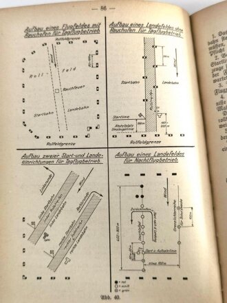 "Der Flieger - Dienstunterricht in der Fliegertruppe", datiert 1940, 248 Seiten, gebraucht