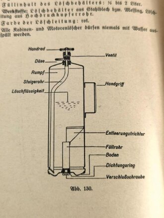 "Der Flieger - Dienstunterricht in der Fliegertruppe", datiert 1940, 248 Seiten, gebraucht