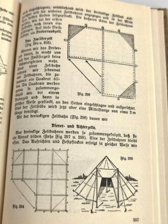 "HJ im Dienst" Ausbildungsvorschrift für die Ertüchtigung der Deutschen Jugend. 368 Seiten mit Widmung, datiert 1940