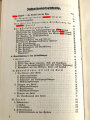 "HJ im Dienst" Ausbildungsvorschrift für die Ertüchtigung der Deutschen Jugend. 368 Seiten mit Widmung, datiert 1940