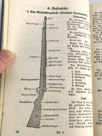 "Kriegsausbildung der Hitler-Jugend im Schieß- und Geländedienst" datiert 1941, 151 Seiten, gebraucht