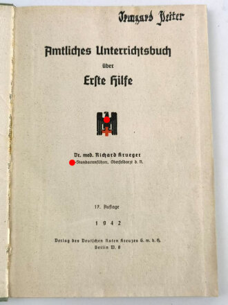 "Amtliches Unterrichtsbuch über Erste...