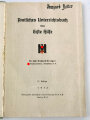 "Amtliches Unterrichtsbuch über Erste Hilfe", datiert 1942, 147 Seiten, gebraucht