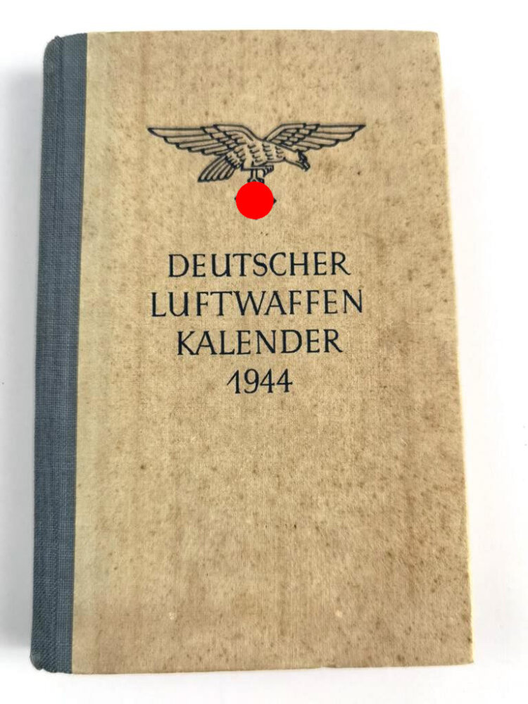 "Deutscher Luftwaffen Kalender 1944", ca. 300 Seiten, kleinformat, un