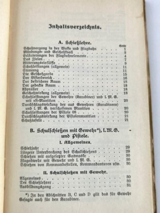 h.Dv. 240 "Schießvorschrift für Gewehr...