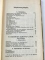 h.Dv. 240 "Schießvorschrift für Gewehr (Karabiner) leichtes Maschinengewehr, Pistole u.s.w.", 162 Seiten, gebraucht mit Einlage