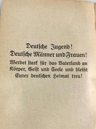 "Kleinkaliber-Scheibenschießen", datiert 1930, 129 Seiten, gebraucht