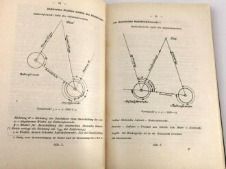 "Handbuch für den Minenwerfer", datiert 1917, 298 Seiten und 15 Tafeln, gebraucht