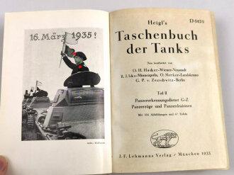 D 612/2 "Heigls Taschenbuch der Tanks, Teil...