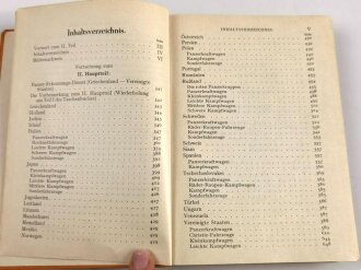 D 612/2 "Heigls Taschenbuch der Tanks, Teil II", datiert 1935, 720 Seiten, gebraucht