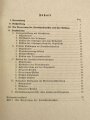 L.Dv. 702/1 Heft 125 "Luftnachrichtentruppe Ausbildung am Gerät, Teil 1 Gerätbeschreibungen, Heft 125 Das Fernschreib-Meßgestell T 41", datiert 1941, 720 Seiten, gebraucht