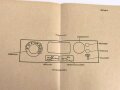 L.Dv. 702/1 Heft 125 "Luftnachrichtentruppe Ausbildung am Gerät, Teil 1 Gerätbeschreibungen, Heft 125 Das Fernschreib-Meßgestell T 41", datiert 1941, 720 Seiten, gebraucht