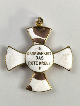 Bayern, Ehrenzeichen des Bayerischen Landesvereins vom Roten Kreuz 2. Klasse. Beschädigtes Stück