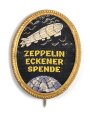 Gewebtes Abzeichen "Zeppelin Eckener Spende" Höhe 45mm