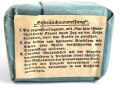 Pack "10 keimfreie Mullstreifen" datiert 1942
