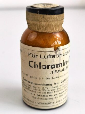 Glasbehälter " Chloramin Puder " Für...