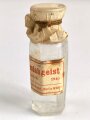 Glasbehälter "Salmiakgeist " Datiert 1940 , Höhe 8,5 cm