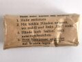 Verbandpäckchen, Breite etwa 65mm, datiert 1941, Originalverpackt