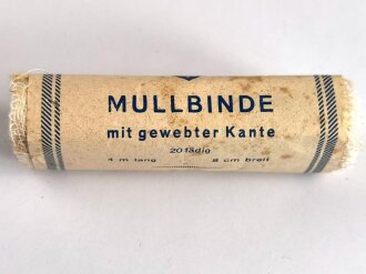 "Mullbinde mit gewebter Kante", 8cm Breit