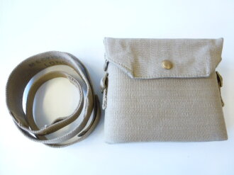 British WWII, Binocular case with strap, 1943 dated