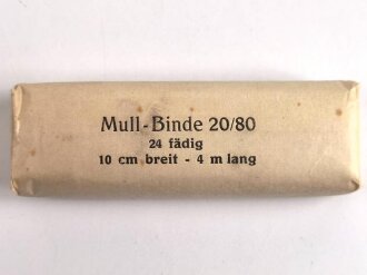 Mullbinde 10cm Breit, datiert 1939