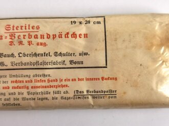"Steriles Germania Verbandpäckchen" Breite 18cm