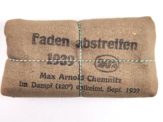 Verbandpäckchen kleines Modell datiert 1939 ,...