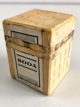 Pack " Soda" datiert 1939, Höhe 11cm