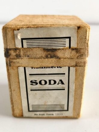Pack " Soda" datiert 1939, Höhe 11cm