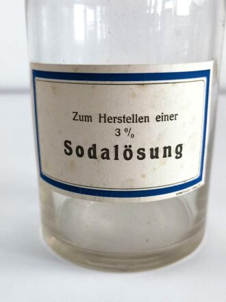 Glasbehälter zum Herstellen einer" Soda...