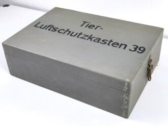 Tier Luftschutzkasten 39, Hauptner 1939, sehr guter Zustand