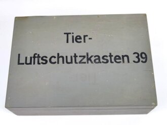 Tier Luftschutzkasten 39, Hauptner 1939, sehr guter Zustand