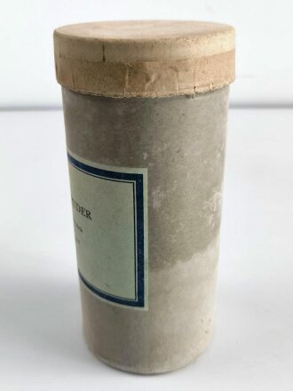 Pack " 850g Chloraminpulver" datiert 1941, gehört in den Tier Luftschutzkasten 39