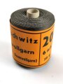 Rolle Gruschwitz Leinenzwirn Feldgrau . Neuwertig, aus der originalen Umverpackung, diese datiert 1941. Sie erhalten ein ( 1 ) Stück