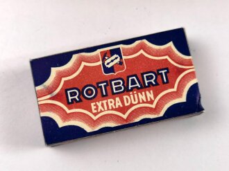 "Rotbart Extra Dünn"" Rasierklingen. Sie erhalten einen ( 1 ) Pack aus der originalen Umverpackung