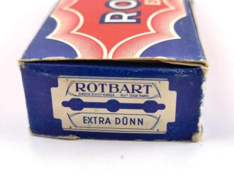 "Rotbart Extra Dünn"" Rasierklingen. Sie erhalten einen ( 1 ) Pack aus der originalen Umverpackung